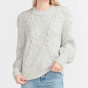 Express Knit Balloon Sleeve Sweater | S